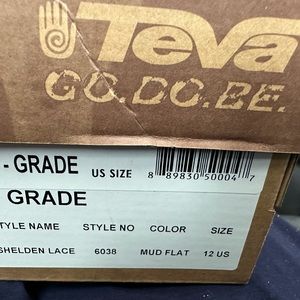 New Men’s Teva Sheldon Shoes SZ 12